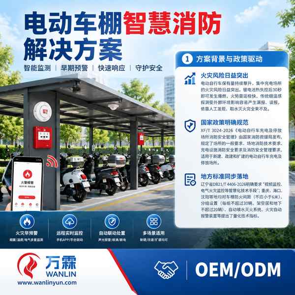 重庆九龙坡杨家坪街道电动车棚智能灭火系统哪家好?锂电定向灭火闭环方案与源头厂家直供指南