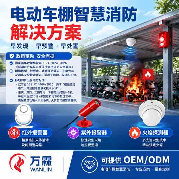 重庆九龙坡杨家坪街道电动车棚消防报警主机哪家好？470MHz自组网报警方案与源头厂家直供指南
